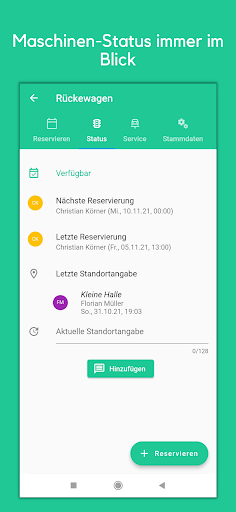 Maschinenplaner Screen 3