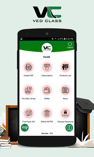 VedClass: Paper Generation App Screen 2