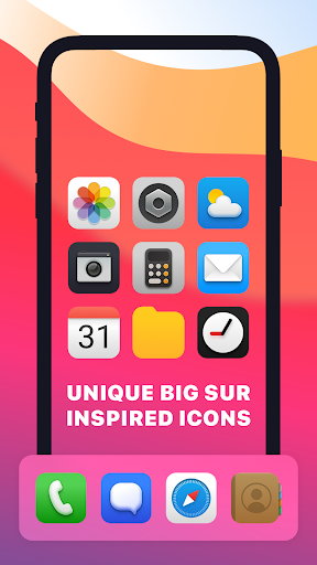 Screenshot of Big Sur - MacOS icon pack