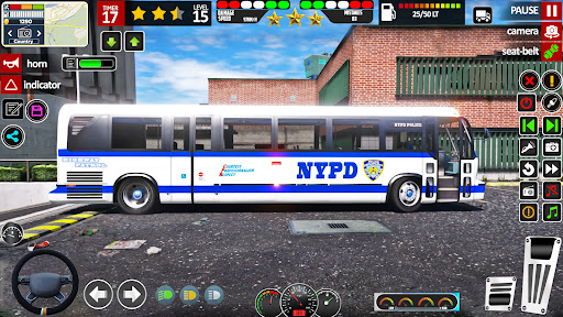 US Police Bus Games 3D