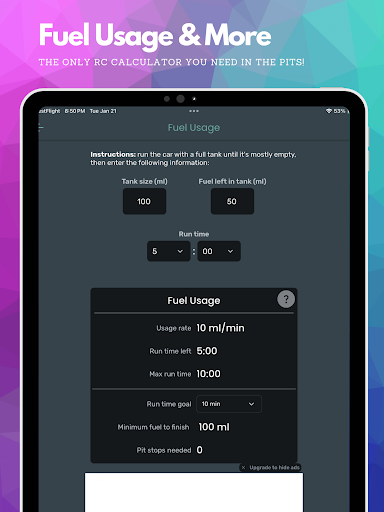 RC Pit Calc Pro screenshot 9