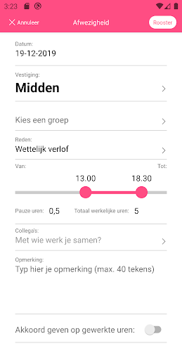 KidsVision employee Screen 2