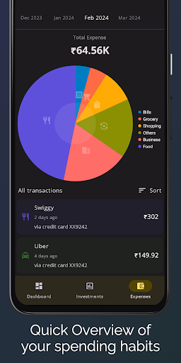 Vrid - Smart Expense Tracker Screen 2