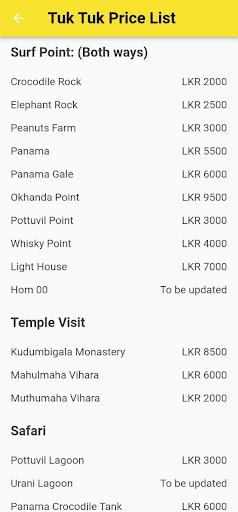 Android application Book A Tuk screenshort