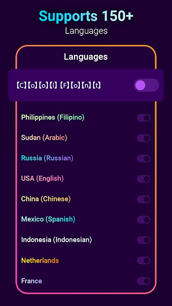 Imágen 13 Neon LED Keyboard Fonts, RGB android