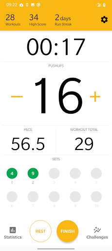 Pushups Counter Screen 2