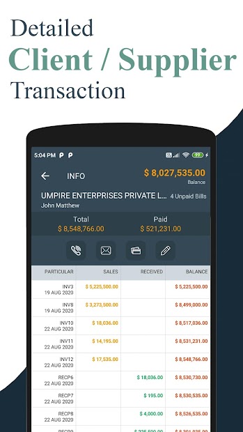 Captura de Pantalla 6 Easy Invoice Manager & Billing App - Uni Invoice android