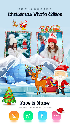 Android application Christmas Photo Frames screenshort