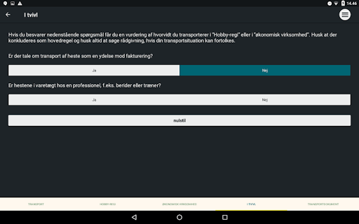Hestelex Screen 2