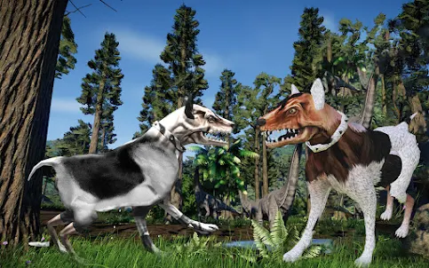 Hunting Dog vs Zombi Dog fight