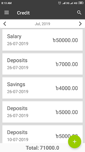 Expense Tracker Screen 3