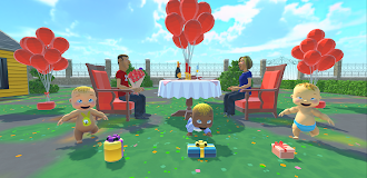 Game screenshot Rainbow Prank: Hide Daddy mod apk
