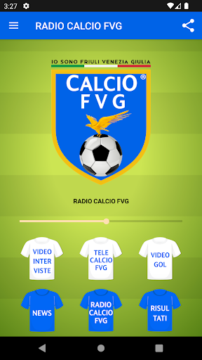 Android application CalcioFvg  screenshort