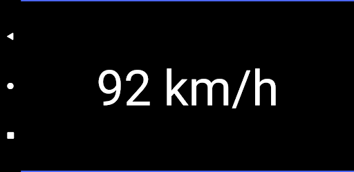 Blue Square Speedometer Screen 2