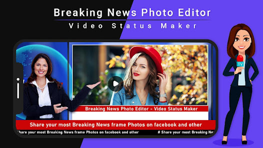 Breaking News Video Maker - Br 1.4 APK + Мод (Unlimited money) за Android