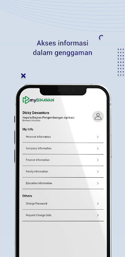 Android application myBinawan screenshort