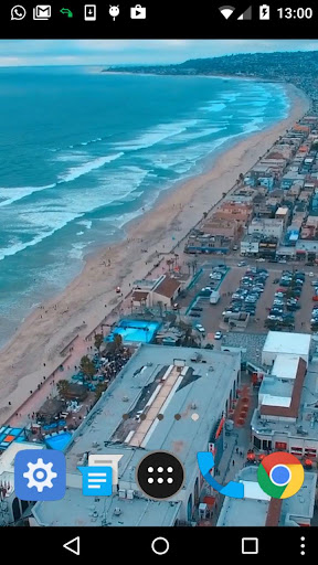 aerial beach live wallpaper Screen 2