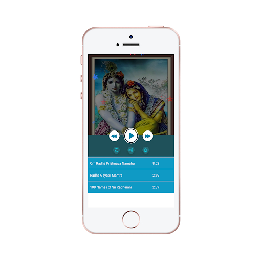 Android application Soulful Radha Chalisa screenshort