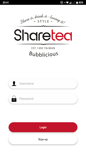 Android application Sharetea Iloilo screenshort