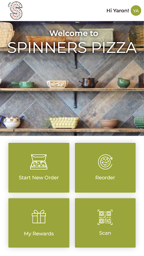 Android application Spinners screenshort