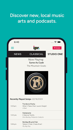 Iowa Public Radio App Screen 3