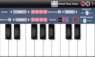 Virtual Piano Electro House Screenshot