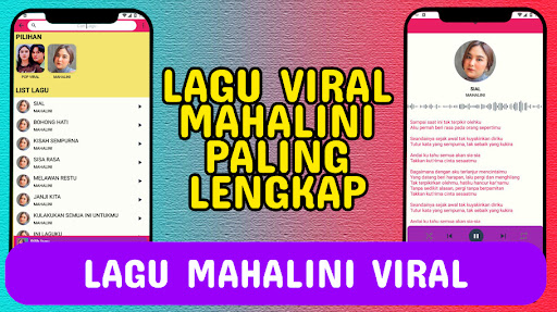 Android application Lagu Sial Mahalini Viral Lirik screenshort
