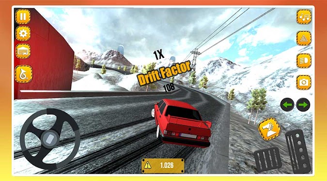 #4. Drift City Mountain Descent (Android) By: 2M Games