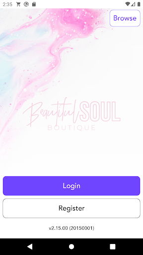 Android application Beautiful Soul Boutique screenshort