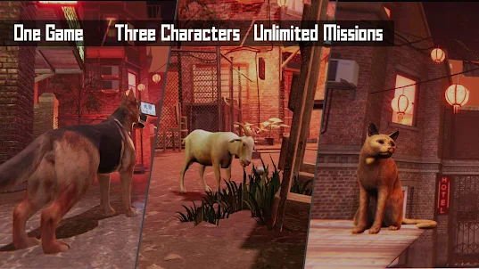野良動物サバイバルゲーム3D