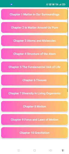 Class 9 Science English Notes Screen 3