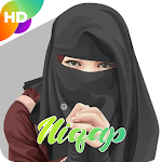 Cover Image of Tải xuống Niqap Muslimah Cartoon Wallpap  APK