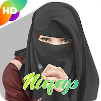 Niqap Muslimah Cartoon Wallpap