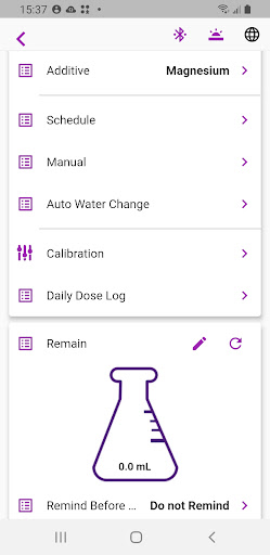 Reef AccuDose Screen 2