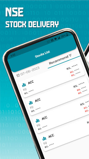 Android application NSE STOCKS DELIVERY screenshort