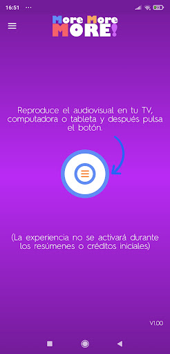 Android application MoreMoreMore! screenshort