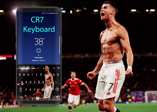 Android application Cristiano CR7 MANU Keyboard screenshort