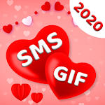Cover Image of Скачать Love Messages Text SMS & Backg  APK
