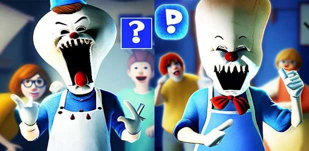 Scary Ice Man: Scream & Horror