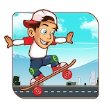 Skater boy Crazy game icon