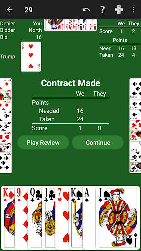 29 Card Game - Expert AI Screen 2