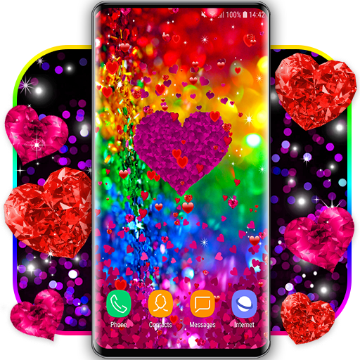 Cute Love Live Wallpaper Hearts 4k Wallpaper Google Play のアプリ