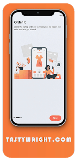 Tastywright - Online Shopping Screen 3