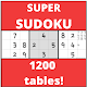 SUDOKU puzzle game with 1200 tables