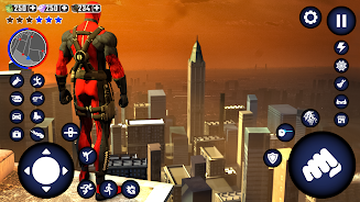 Miami Rope Hero Spider Games Screenshot