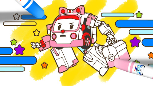 Screenshot of Robocar Poli SketchBook - Kids