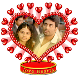 Lover's Photo Hearts Wallpaper icon