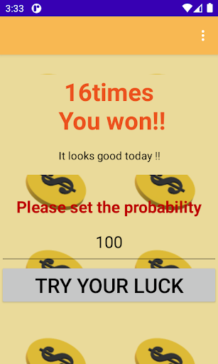 Gamblers luck test Screen 2