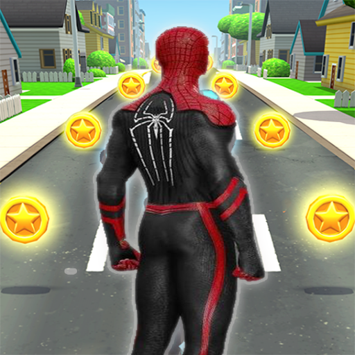 Subway Spider Run superheroes