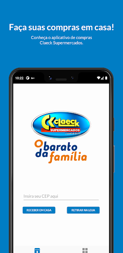 Android application Claeck Supermercados screenshort